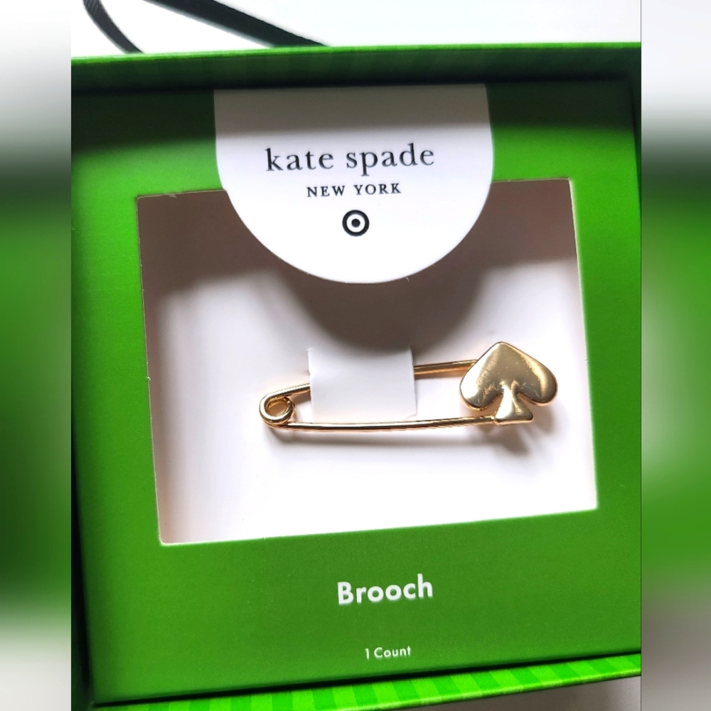 Kate Spade X Target Spade safety pin brooch
